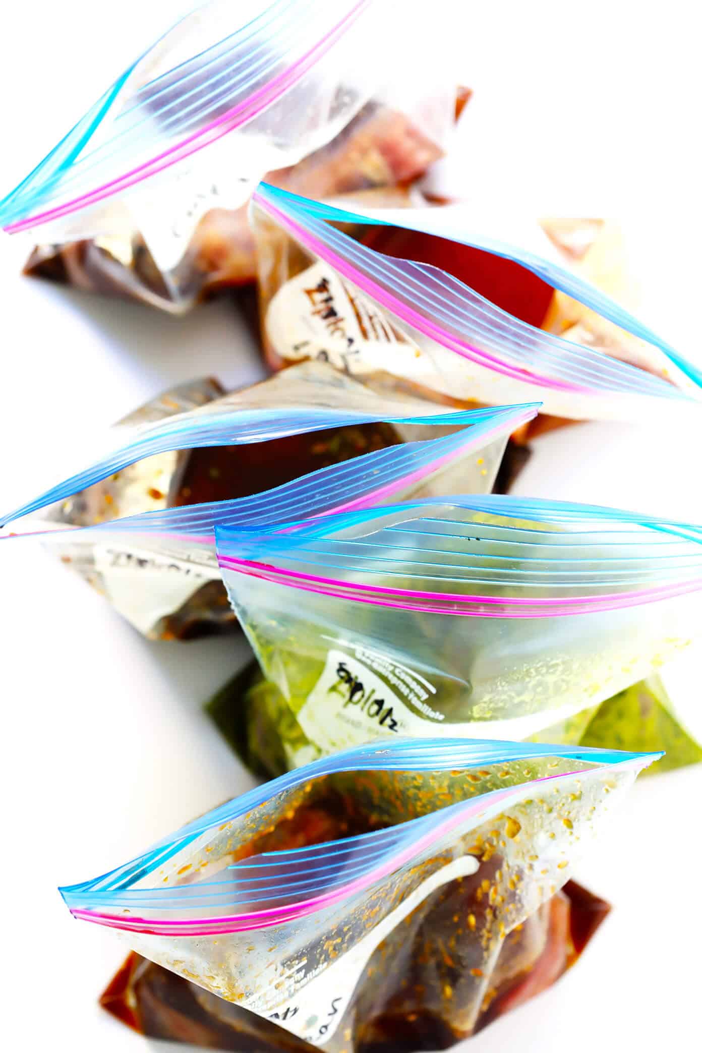 These 5 easy steak marinade recipes are simple to make, freezer-friendly, and totally dependable and delicious! Perfect for grilling, roasting, sautรฉing, slow cooking, meal prep, and more. Marinades include: Cold Brew Coffee, Fajita, Korean, Chimichurri and Balsamic Herb. | Gimme Some Oven #steakmarinade #steakrecipe #beefmarinades #howtocooksteak Easy Steak Marinade Recipes