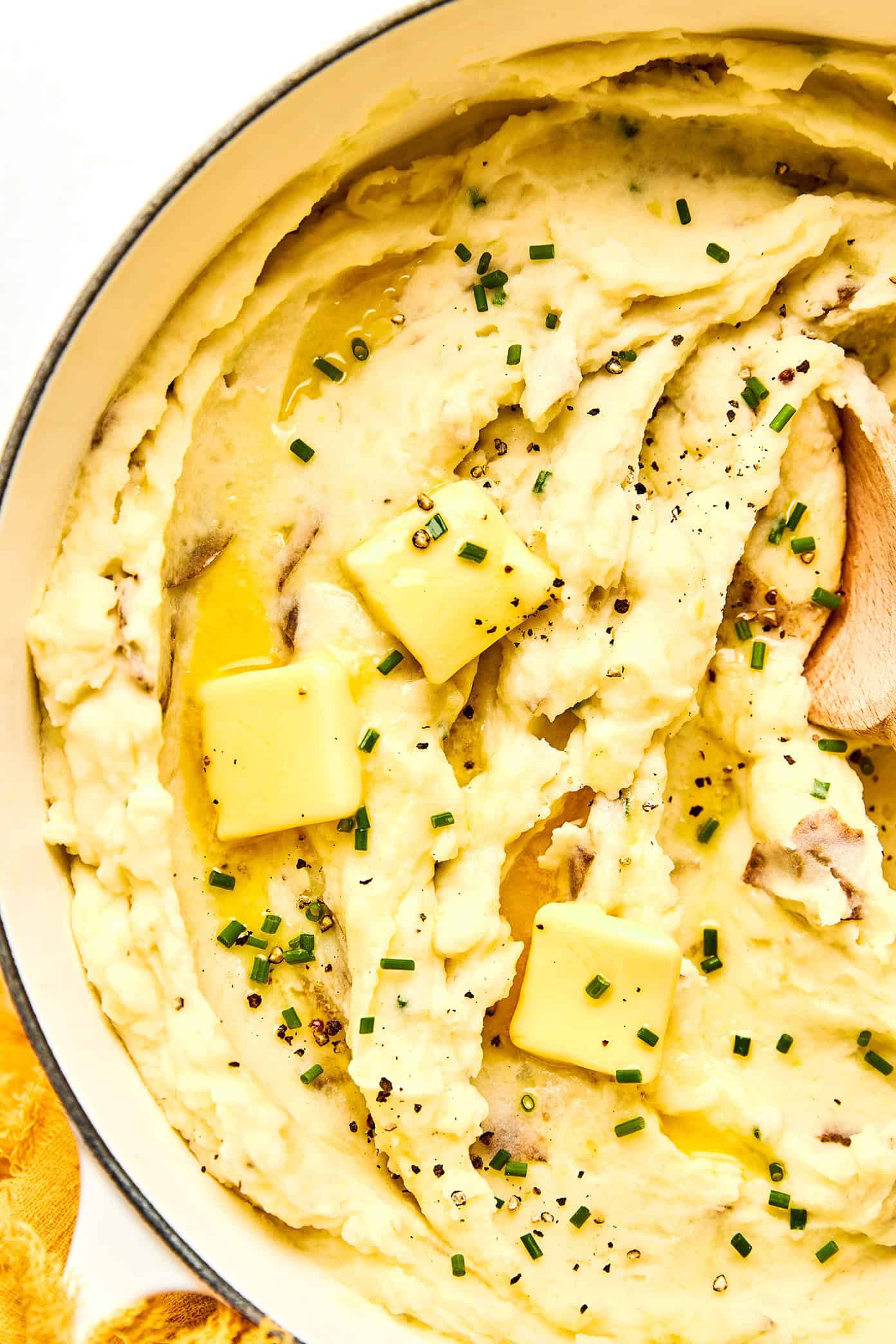 mashed potatoes with butter