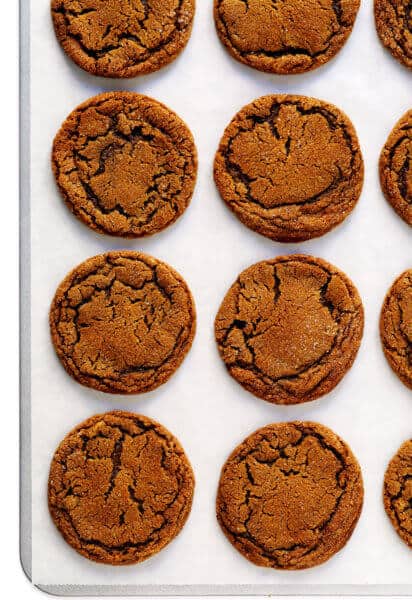Chewy Ginger Molasses Cookies