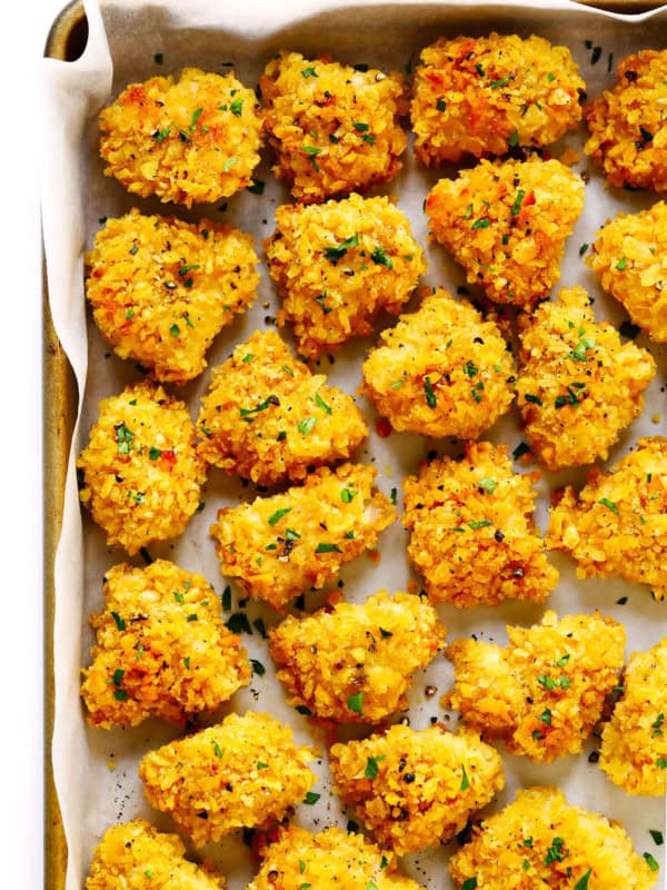 3-Ingredient Ultra Crispy Baked Chicken Nuggets Recipe