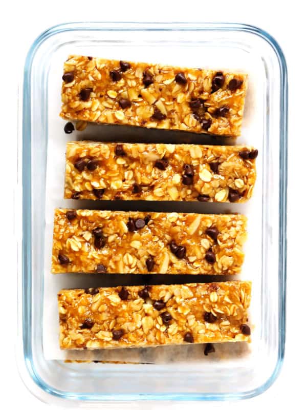 Chewy Peanut Butter Granola Bars