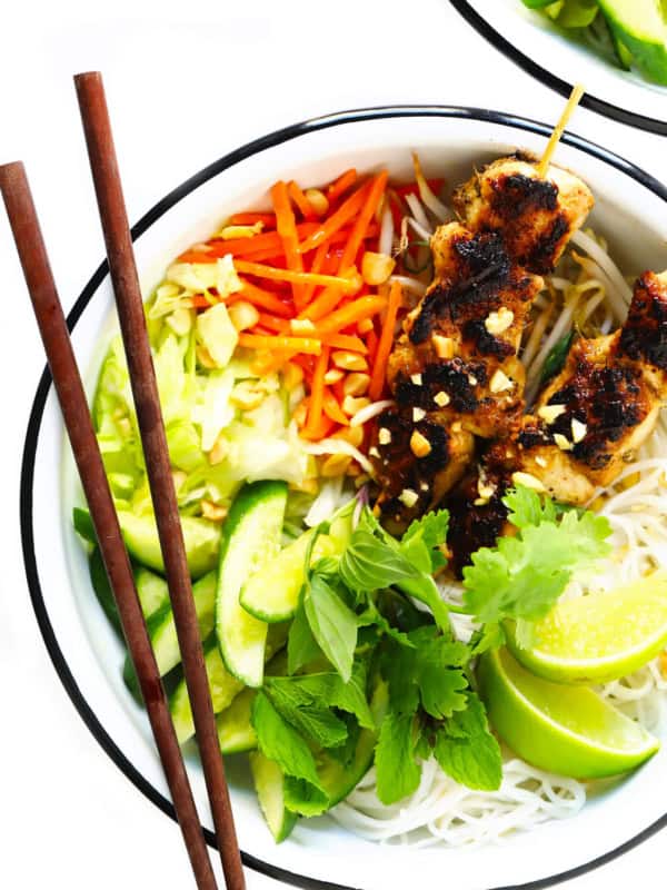 Vietnamese Chicken Noodle Bowls